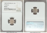 Thurgau. Canton 1/2 Kreuzer 1808 MS65 NGC, KM1. The finest example of the date certified by NGC. 

HID09801242017

© 2020 Heritage Auctions | All ...