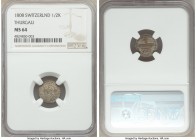 Thurgau. Canton 1/2 Kreuzer 1808 MS64 NGC, KM1. Scarce in Mint State. 

HID09801242017

© 2020 Heritage Auctions | All Rights Reserved