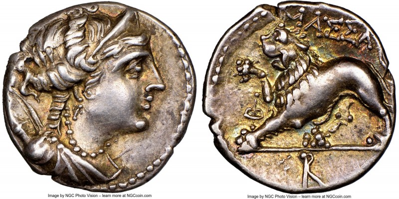 GAUL. Massalia. Ca. 2nd-1st centuries BC. AR drachm or tetrobol (16mm, 2.70 gm, ...