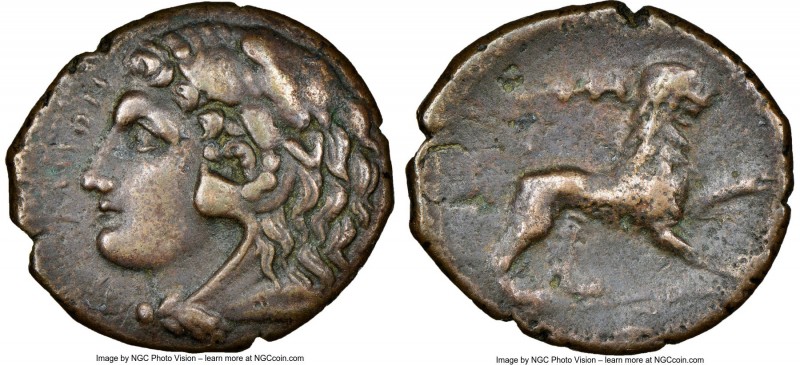 SICILY. Messana. Ca. 300-275 BC. AE (20mm, 6h). NGC VF. Ca. 278-276 BC. MEΣΣANΩN...