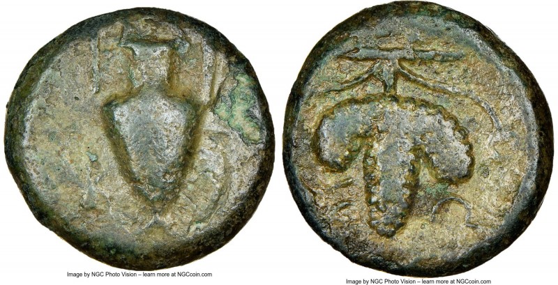 CORCYRA. Corcyra. Ca. 4th century BC. AE (15mm, 3h). NGC Fine. Ca. 400-338. Amph...