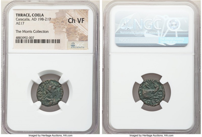 THRACE. Coela. Caracalla (AD 198-217). AE (17mm, 12h). NGC Choice VF. ANTONI-NVS...