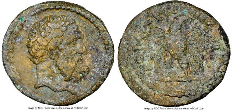 LYDIA. Tomaris. Ca. 2nd-3rd centuries AD. AE (15mm, 6h). NGC VF. Bearded head of...