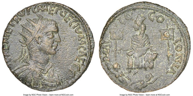 CILICIA. Mallus. Herennius Etruscus, as Caesar (AD 251). AE (29mm, 7h). NGC Choi...