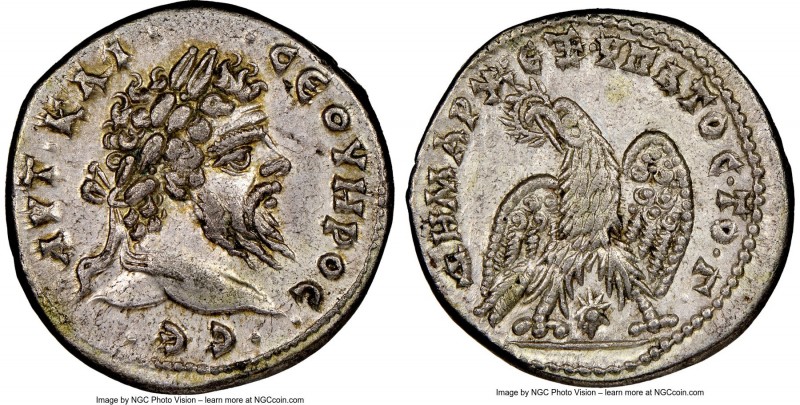 SYRIA. Laodicea ad Mare. Septimius Severus (AD 193-211). AR tetradrachm (27mm, 1...