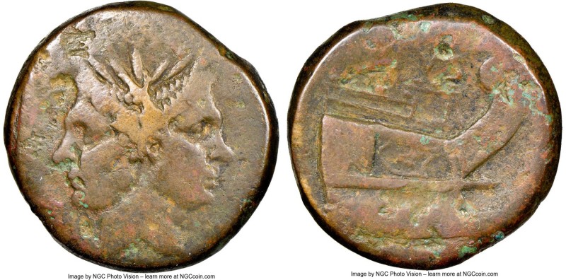 Sextus Pompey, as Imperator and Praefect of the Fleet (43-36 BC). AE as (29mm, 1...