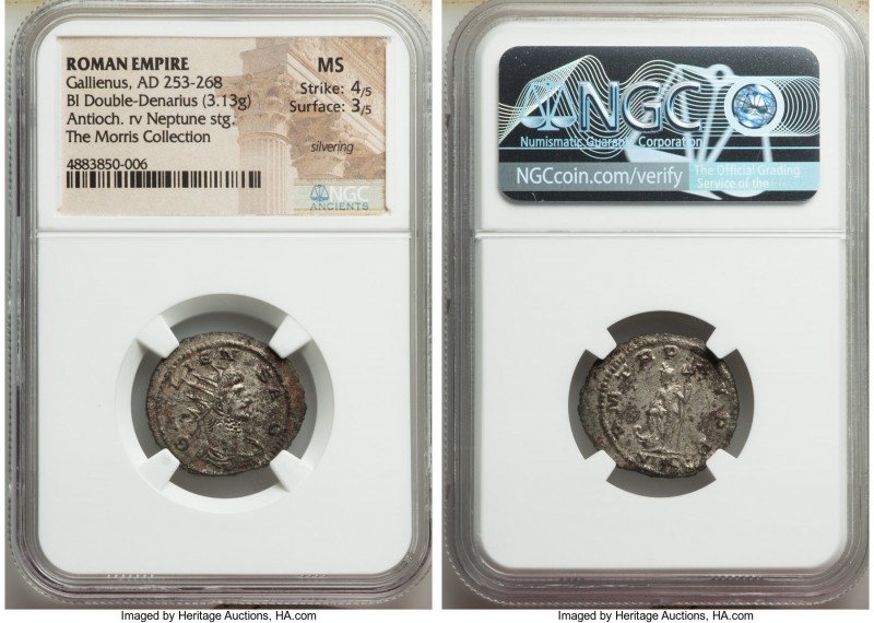 Gallienus, sole reign (AD 253-268). BI antoninianus (22mm, 3.13 gm, 12h). NGC MS...