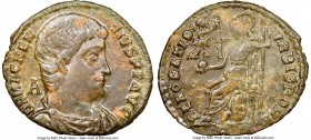 Magnentius (AD 350-353). AE2 or BI centenionalis (24mm, 5.24 gm, 1h). NGC XF 4/5 - 3/5, light scratches. Rome, 4th officina, spring AD 351-26 Septembe...