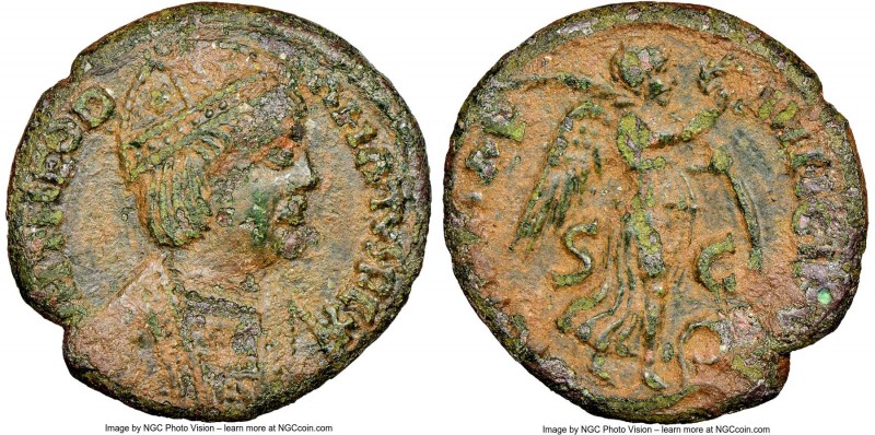 OSTROGOTHS. Theodahad (AD 534-536). AE follis or 40 nummi (25mm, 10.02 gm, 12h)....