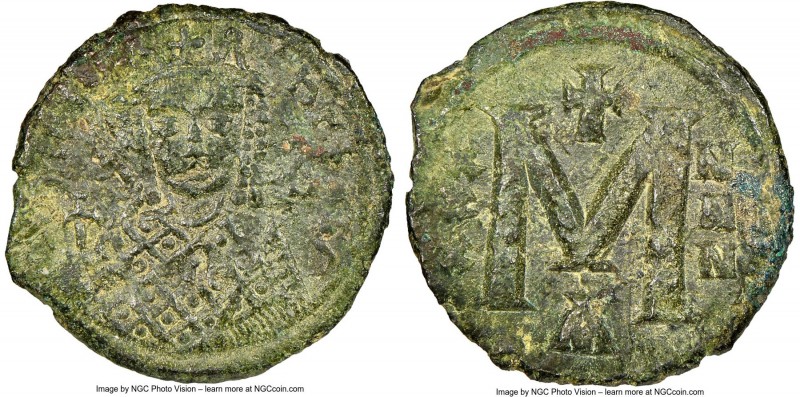 Irene (AD 797-802). AE follis or 40 nummi (22mm, 5.34 gm, 6h). NGC Choice VF 4/5...