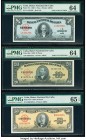 Cuba Banco Nacional de Cuba 1; 20; 50; 100; 5 Pesos 1949; 1960; 1958; 1954; 1960 Pick 77a; 80c; 81b; 82b; 92a Five Examples PMG Choice Uncirculated 64...