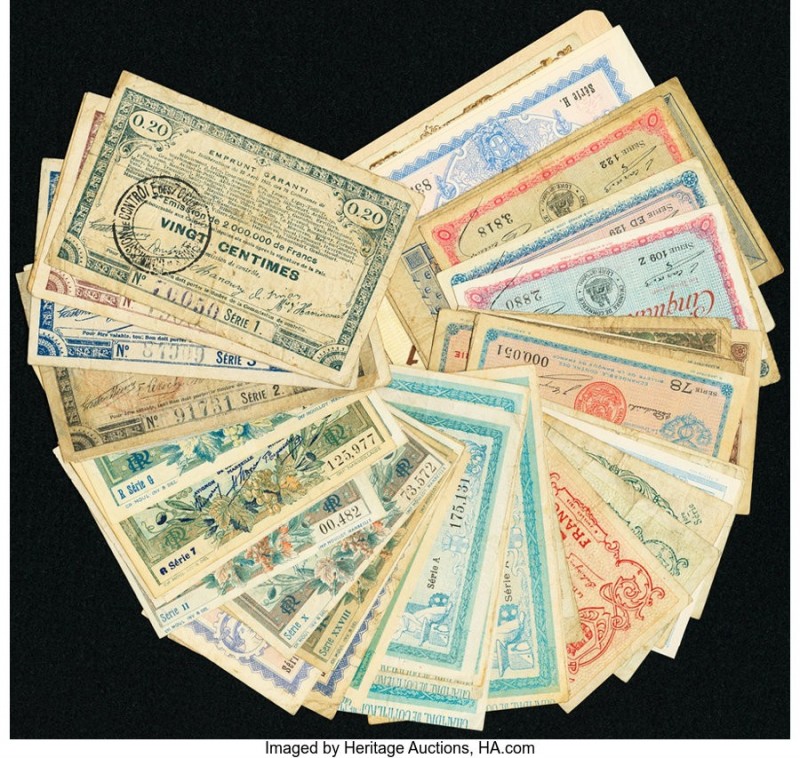 France Provincial Group Lot of 64 Examples Good-About Uncirculated. 

HID0980124...