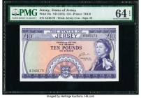 Jersey States of Jersey 10 Pounds ND (1972) Pick 10a PMG Choice Uncirculated 64 EPQ. 

HID09801242017

© 2020 Heritage Auctions | All Rights Reserved