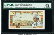 Morocco Banque d'Etat du Maroc 5 Dirhams 1969 / AH1389 Pick 53f PMG Gem Uncirculated 65 EPQ. 

HID09801242017

© 2020 Heritage Auctions | All Rights R...