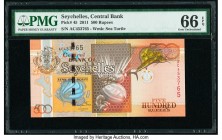 Seychelles Central Bank of Seychelles 500 Rupees 2011 Pick 45 PMG Gem Uncirculated 66 EPQ. 

HID09801242017

© 2020 Heritage Auctions | All Rights Res...