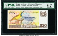 Singapore Board of Commissioners of Currency 20 Dollars ND (1979) Pick 12 TAN#B-4a PMG Superb Gem Unc 67 EPQ. 

HID09801242017

© 2020 Heritage Auctio...