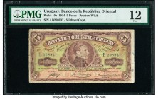 Uruguay Banco de la Republica Oriental 5 Pesos 9.1914 Pick 10a PMG Fine 12. 

HID09801242017

© 2020 Heritage Auctions | All Rights Reserved