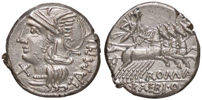 ROMANE REPUBBLICANE - BAEBIA - M. Baebius Q. f. Tampilus (137 a.C.) - Denario - ...