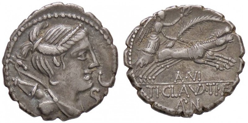 ROMANE REPUBBLICANE - CLAUDIA - Ti. Claudius Ti. F. Ap. n. Nero (79 a.C.) - Dena...