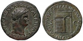 ROMANE IMPERIALI - Nerone (54-68) - Sesterzio - Testa laureata a d. /R Tempio di Giano con porta a d. C. 145 (AE g. 26,49) Ritocchi
qSPL