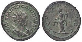 ROMANE IMPERIALI - Carino (283-285) - Antoniniano - Busto radiato e corazzato a d. /R L'Equità stante a s. con bilancia e cornucopia C. 6 (MI g. 4,69)...