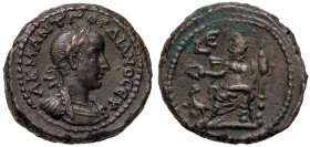 ROMANE PROVINCIALI - Gordiano III (238-244) - Tetradracma (Alessandria) - Busto laureato e corazzato a d. /R Serapide seduto a s. con scettro e patera...