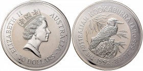 ESTERE - AUSTRALIA - Elisabetta II (1952) - 30 Dollari 1992 Kr. 181 R AG 1.000 pezzi coniati
FS