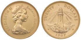 ESTERE - BAHAMAS - Elisabetta II (1952) - 20 Dollari 1967 Kr. 12 AU
FDC