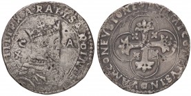 ZECCHE ITALIANE - CAGLIARI - Filippo II (1556-1598) - 10 Reali CNI 1/7; MIR 38 R (AG g. 27,33)
MB-BB