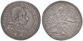 ZECCHE ITALIANE - FIRENZE - Ferdinando II (1621-1670) - Testone 1636 CNI 84/95; MIR 298 R (AG g. 9,08)
qSPL/SPL
