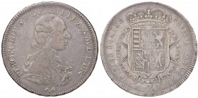 ZECCHE ITALIANE - FIRENZE - Pietro Leopoldo di Lorena (1765-1790) - Francescone 1786 MIR 385/3 RR AG
qBB/BB+