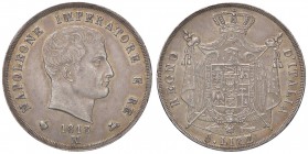 ZECCHE ITALIANE - MILANO - Napoleone I, Re d'Italia (1805-1814) - 5 Lire 1813 Pag. 31a; Mont. 229 AG Puntali sagomati Conservazione eccezionale
qFDC/...