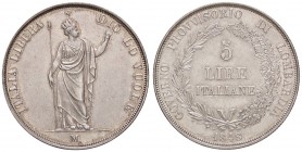 ZECCHE ITALIANE - MILANO - Governo Provvisorio (1848) - 5 Lire 1848 Pag. 213; Mont. 425 AG
SPL-FDC