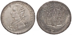 ZECCHE ITALIANE - MODENA - Ercole III d’Este (1780-1796) - Doppio scudo 1782 CNI 4/7; MIR 859/1 R AG
BB