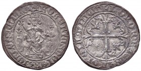 ZECCHE ITALIANE - NAPOLI - Roberto d'Angiò (1309-1343) - Gigliato P.R. 1b; MIR 28/2 NC (AG g. 3,9)
bel BB