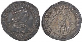 ZECCHE ITALIANE - NAPOLI - Ferdinando I d’Aragona (1458-1494) - Coronato P.R. 18a; MIR 70/1 (AG g. 3,97)
BB+