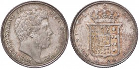 ZECCHE ITALIANE - NAPOLI - Ferdinando II di Borbone (1830-1859) - 20 Grana 1846 P.R. 129; Mont. 888/889 AG
FDC
