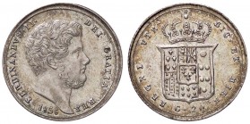 ZECCHE ITALIANE - NAPOLI - Ferdinando II di Borbone (1830-1859) - 20 Grana 1856 P.R. 138; Mont. 906/908 AG
qFDC/FDC