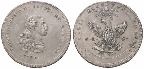 ZECCHE ITALIANE - PALERMO - Ferdinando III di Borbone (1759-1816) - Oncia 1785 Spahr 1; Mont. 229 RR (AG g. 68,16)
BB+
