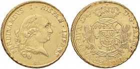 ZECCHE ITALIANE - PARMA - Ferdinando di Borbone (1765-1802) - 4 Doppie 1787 CNI 81; Mont. 8 RR (AU g. 28,48) Abilmente lavata
BB-SPL