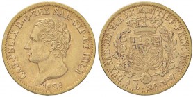 SAVOIA - Carlo Felice (1821-1831) - 20 Lire 1828 T (L) Pag. 56; Mont. 41 AU
BB+