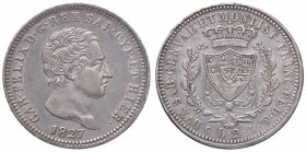 SAVOIA - Carlo Felice (1821-1831) - 2 Lire 1827 G Pag. 87; Mont. 80 AG
qSPL