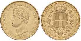 SAVOIA - Carlo Alberto (1831-1849) - 20 Lire 1831 T Pag. 174; Mont. 40 R AU
BB-SPL