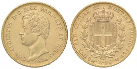 SAVOIA - Carlo Alberto (1831-1849) - 20 Lire 1838 T Pag. 187; Mont. 57 RR AU
BB+/qSPL