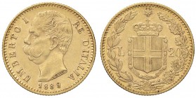SAVOIA - Umberto I (1878-1900) - 20 Lire 1889 Pag. 584; Mont. 24 R AU
qSPL/SPL