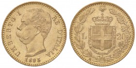 SAVOIA - Umberto I (1878-1900) - 20 Lire 1893 Pag. 587; Mont. 29 AU
qFDC/FDC
