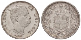 SAVOIA - Umberto I (1878-1900) - Lira 1899 Pag. 606; Mont. 52 AG Fondi brillanti
qFDC/FDC