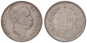 SAVOIA - Umberto I (1878-1900) - Lira 1900 Pag. 607; Mont. 54 AG
qFDC/FDC