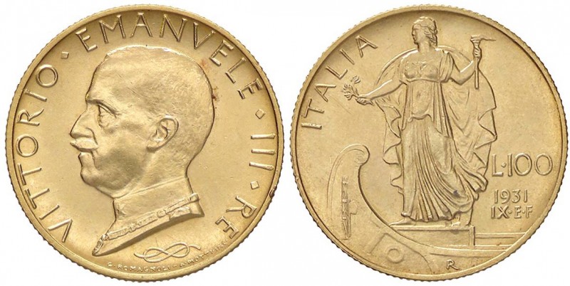 SAVOIA - Vittorio Emanuele III (1900-1943) - 100 Lire 1931 IX Prora Pag. 646; Mo...