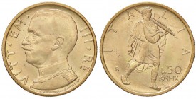 SAVOIA - Vittorio Emanuele III (1900-1943) - 50 Lire 1931 IX Littore Pag. 657; Mont. 37 AU
FDC